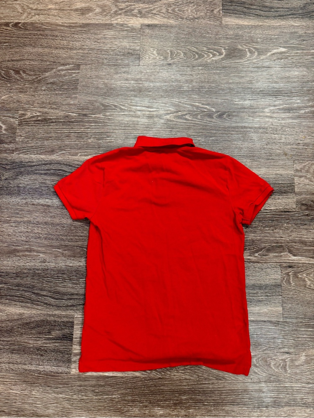 Polo Ralph Lauren Polo Bear Classic Fit Red Mesh Polo Shirt Men's Small - Picture 3 of 7